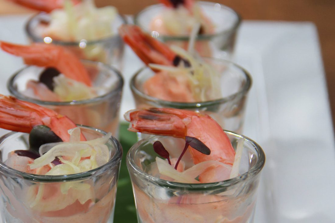 Prawn cocktail canapés